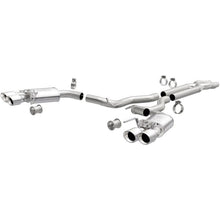Load image into Gallery viewer, Magnaflow - Catback - MagnaFlow SYS Cat-Back 2018 Ford Mustang GT 5.0L Competition Dual Exit Polished 4in Tips - Anything Coyote