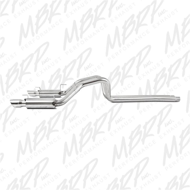 MBRP - Catback - MBRP 05-09 Ford Shelby GT500 / GT Dual Split Rear Race Version, T409 4in Tips Exhaust System - Anything Coyote