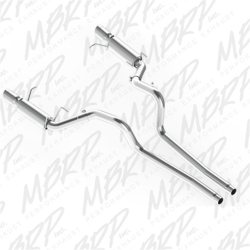 MBRP - Catback - MBRP 11-14 Ford Mustang GT 5.0L Dual Split Rear Race Version AL 3in Cat Back Exhaust System - Anything Coyote