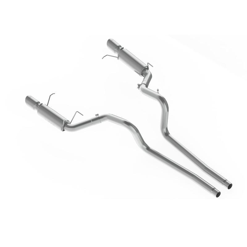 MBRP - Catback - MBRP 11-14 Ford Mustang GT 5.0L Dual Split Rear Race Version T409 3in Cat Back Exhaust System - Anything Coyote