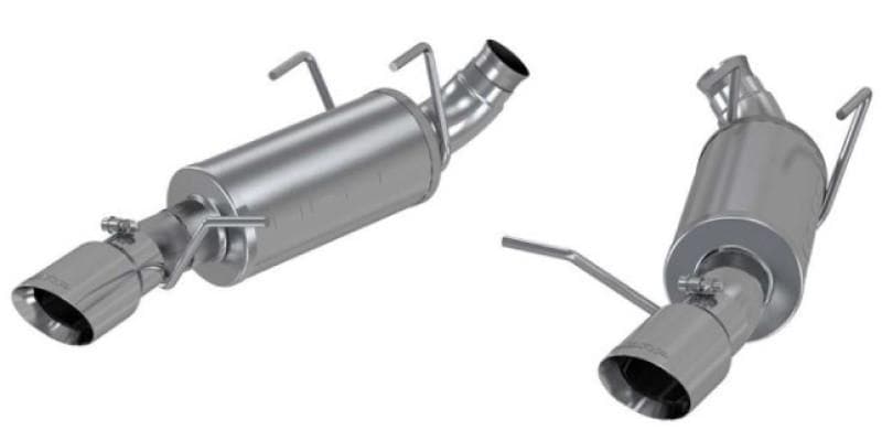 MBRP - Axle Back - MBRP 11-14 Ford Mustang V6 3in. Dual Muffler Axle Back Split Rear Exhaust System AL - Anything Coyote