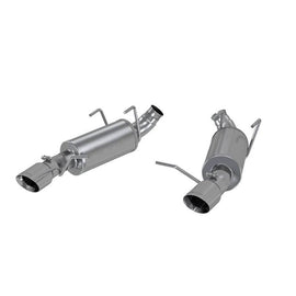 MBRP - Axle Back - MBRP 11-14 Ford Mustang V6 3in. Dual Muffler Axle Back Split Rear T409 Exhaust System - Anything Coyote