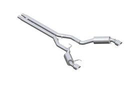 MBRP - Catback - MBRP 15-17 Ford Mustang GT 5.0 3in Cat Back Dual Split Rear Race Version 4.5in Tips - Aluminized - Anything Coyote