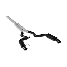 Load image into Gallery viewer, MBRP - Catback - MBRP 15-18 Ford Mustang EcoBoost 2.3L Black 3in Cat Back Dual Split Rear Exit (Street Version) - Anything Coyote
