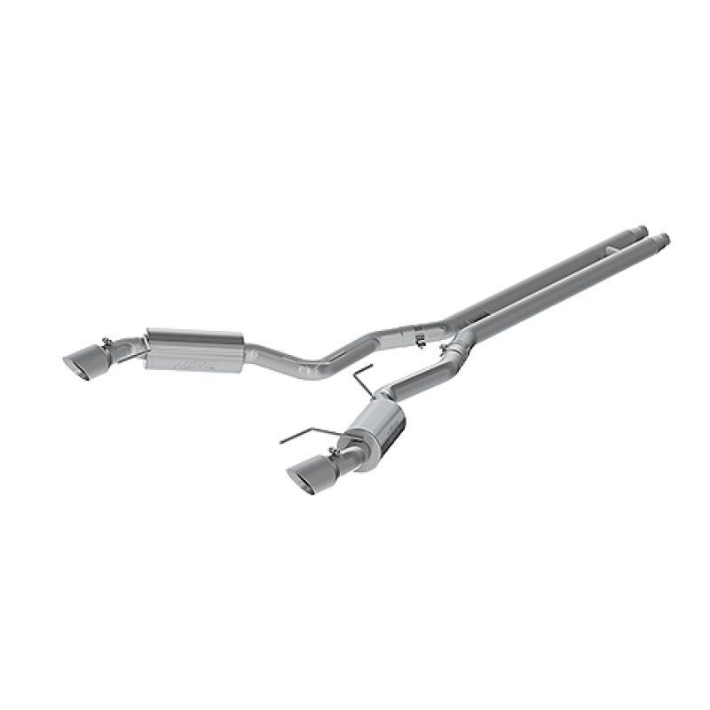 MBRP - Catback - MBRP 15 Ford Mustang GT 5.0 3in Cat Back Dual Split Rear Street Version 4.5in Tips - T409 - Anything Coyote