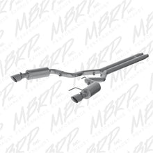 Load image into Gallery viewer, MBRP - Catback - MBRP 15 Ford Mustang GT 5.0 Convertible T409 3in Cat Back Dual Split Rear Exit (Street Version) - Anything Coyote