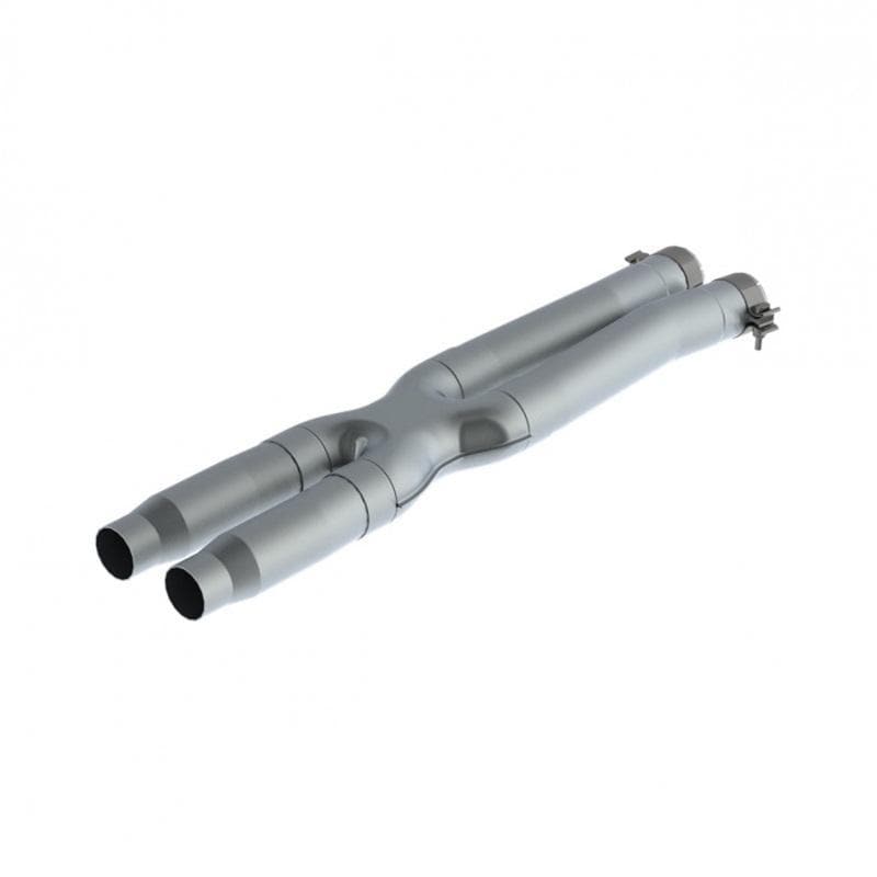 MBRP - X Pipes - MBRP 16-19 Ford Mustang GT350 3in Resonator Delete X-Pipe - T409 - Anything Coyote