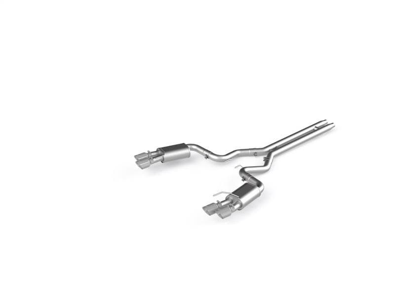 MBRP - Catback - MBRP 18-19 Ford Mustang GT 5.0 3in Dual Split Rear AL Cat Back w/ Quad 4.0in Dual Wall Tips - Anything Coyote