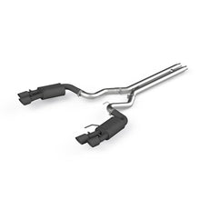 Load image into Gallery viewer, MBRP - Catback - MBRP 18-19 Ford Mustang GT 5.0 3in Dual Split Rear Cat Back w/ Quad 4in Dual Wall Tips- Black Coated - Anything Coyote