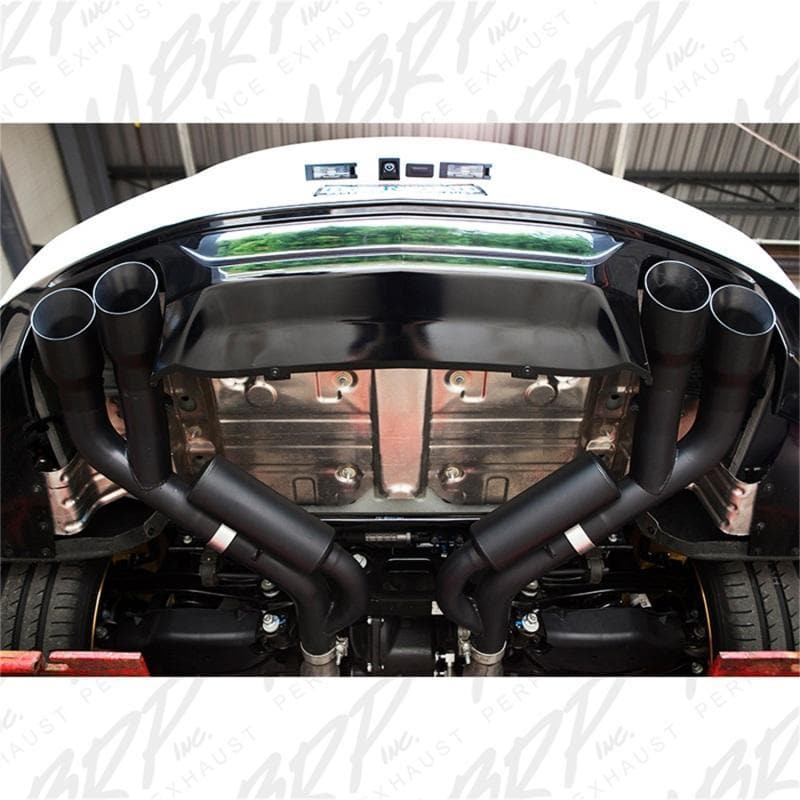 MBRP - Axle Back - MBRP 18-20 Ford Mustang GT 2.5in Black Coated Non Active Dual Axle Back Exhaust - 4in Dual Wall Tips - Anything Coyote