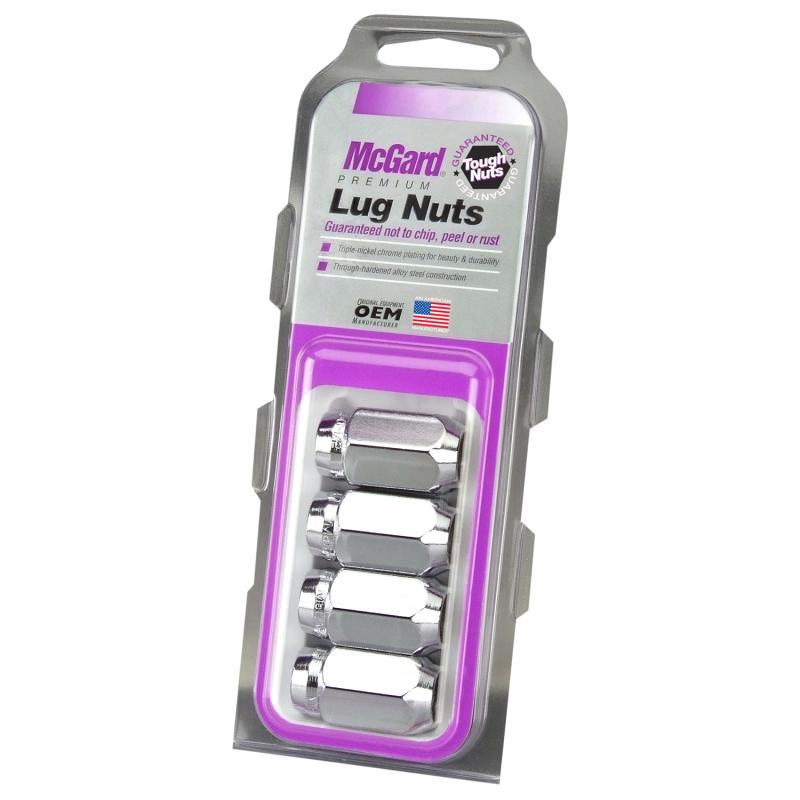 McGard - Lug Nuts - McGard Hex Lug Nut (Cone Seat) 1/2-20 / 13/16 Hex / 1.5in. Length (4-Pack) - Chrome - Anything Coyote