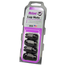 Load image into Gallery viewer, McGard - Lug Nuts - McGard Hex Lug Nut (Cone Seat Bulge Style) 1/2-20 / 3/4 Hex / 1.45in. Length (4-pack) - Black - Anything Coyote
