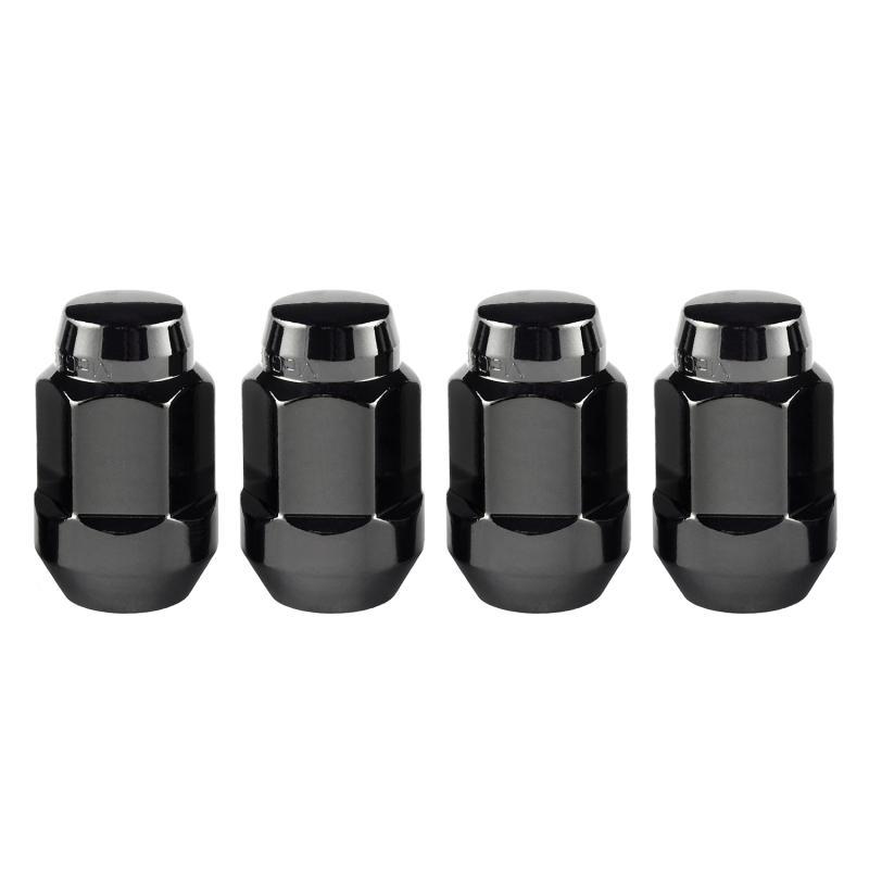 McGard - Lug Nuts - McGard Hex Lug Nut (Cone Seat Bulge Style) 1/2-20 / 3/4 Hex / 1.45in. Length (4-pack) - Black - Anything Coyote