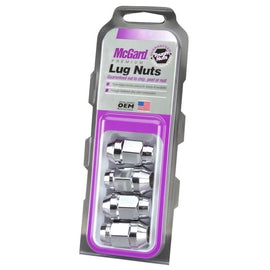 McGard - Lug Nuts - McGard Hex Lug Nut (Cone Seat Bulge Style) 1/2-20 / 3/4 Hex / 1.45in. Length (4-pack) - Chrome - Anything Coyote