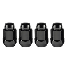 McGard - Lug Nuts - McGard Hex Lug Nut (Cone Seat Bulge Style) M14X1.5 / 22mm Hex / 1.635in. Length (4-Pack) - Black - Anything Coyote