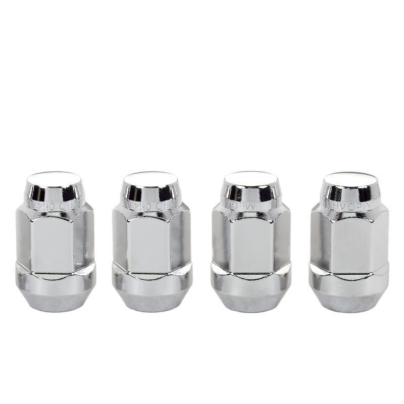McGard - Lug Nuts - McGard Hex Lug Nut (Cone Seat Bulge Style) M14X1.5 / 22mm Hex / 1.635in. Length (4-Pack) - Chrome - Anything Coyote