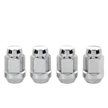 Load image into Gallery viewer, McGard - Lug Nuts - McGard Hex Lug Nut (Cone Seat Bulge Style) M14X1.5 / 22mm Hex / 1.635in. Length (4-Pack) - Chrome - Anything Coyote