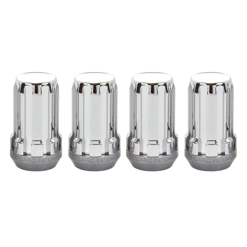 McGard - Lug Nuts - McGard SplineDrive Lug Nut (Cone Seat) M14X1.5 / 1.648in. Length (4-Pack) - Chrome (Req. Tool) - Anything Coyote