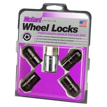 Load image into Gallery viewer, McGard - Lug Nuts - McGard Wheel Lock Nut Set - 4pk. (Cone Seat) M14X1.5 / 21mm &amp; 22mm Dual Hex / 1.639in. L - Black - Anything Coyote