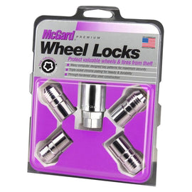 McGard - Lug Nuts - McGard Wheel Lock Nut Set - 4pk. (Cone Seat) M14X1.5 / 21mm & 22mm Dual Hex / 1.639in. L - Chrome - Anything Coyote