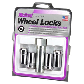 McGard - Lug Nuts - McGard Wheel Lock Nut Set - 4pk. (Tuner / Cone Seat) M14X1.5 / 22mm Hex / 1.648in. Length - Chrome - Anything Coyote
