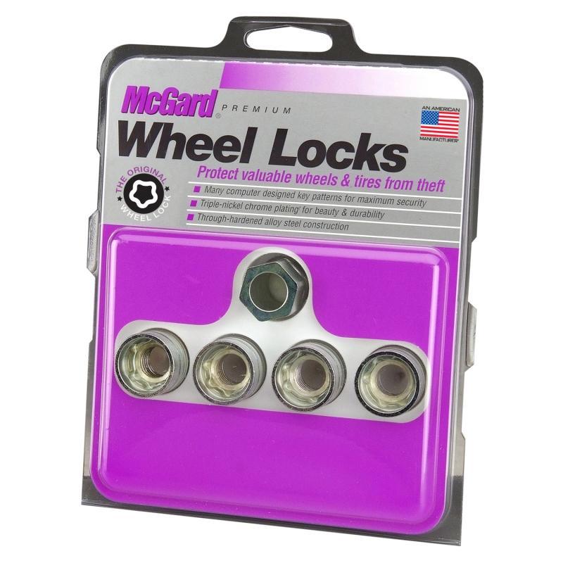 McGard - Lug Nuts - McGard Wheel Lock Nut Set - 4pk. (Under Hub Cap / Cone Seat) M14X1.5 / 22mm Hex / .893in. Length - Anything Coyote