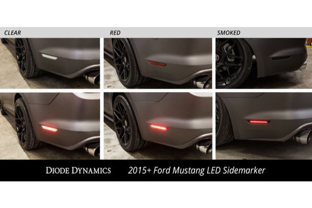 Diode Dynamics - DRL & Signals - DD LED Sidemarkers: (Set / Red / EU/AU Mustang 15-17) - Anything Coyote