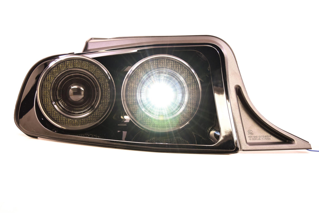 Morimoto - Tail Lights - XB LED Tails: Ford Mustang (13-14) (Pair / Smoked) - Anything Coyote