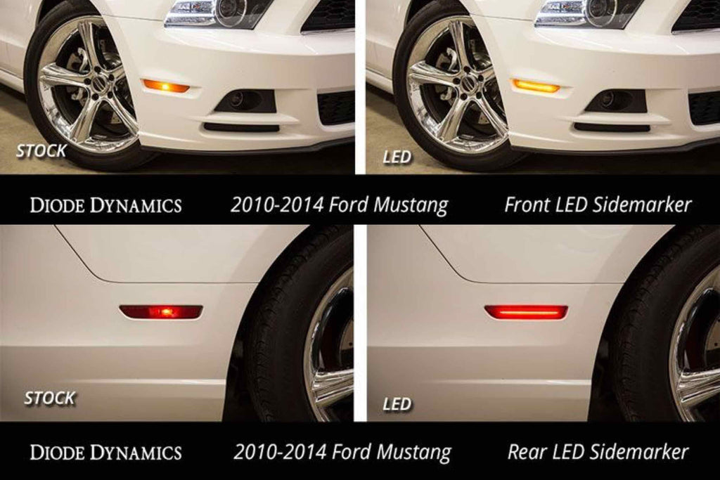 DD LED Sidemarkers: (Set / Clear / Mustang 10-14)