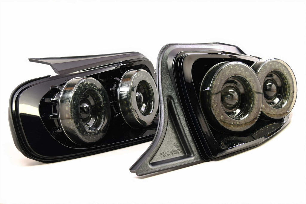 Morimoto - Tail Lights - XB LED Tails: Ford Mustang (13-14) (Pair / Smoked) - Anything Coyote
