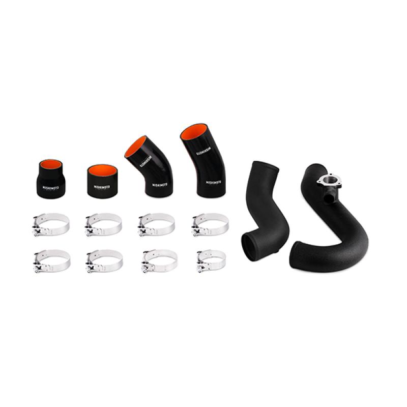 Mishimoto - Intercooler Kits - Mishimoto 2015 Ford Mustang EcoBoost Performance Intercooler Kit - Black Core Wrinkle Black Pipes - Anything Coyote