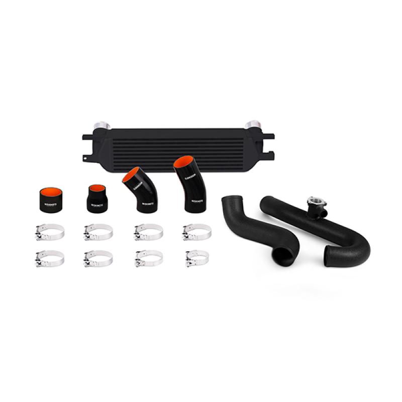 Mishimoto - Intercooler Kits - Mishimoto 2015 Ford Mustang EcoBoost Performance Intercooler Kit - Black Core Wrinkle Black Pipes - Anything Coyote