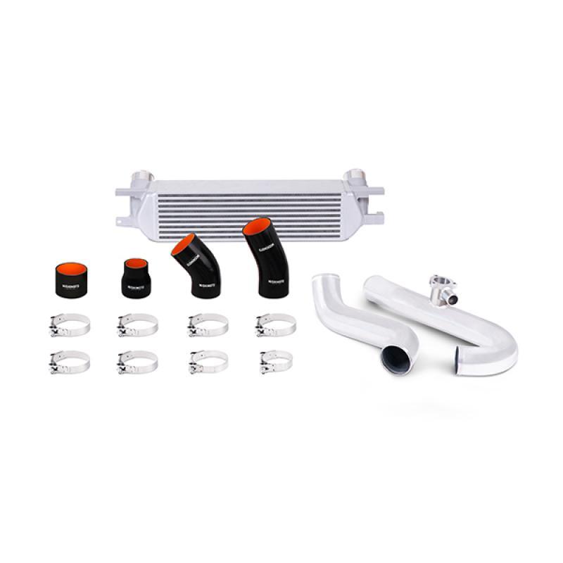Mishimoto - Intercooler Kits - Mishimoto 2015 Ford Mustang EcoBoost Performance Intercooler Kit - Silver Core Polished Pipes - Anything Coyote