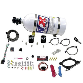 Nitrous Express - Nitrous Systems - Nitrous Express 11-15 Ford Mustang GT 5.0L High Output Nitrous Plate Kit (50-250HP) w/10lb Bottle - Anything Coyote