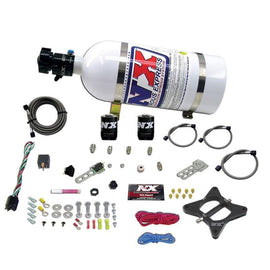 Nitrous Express - Nitrous Systems - Nitrous Express 96-04 Ford Mustang 4.6L 2 Valve Nitrous Plate Kit w/10lb Bottle - Anything Coyote