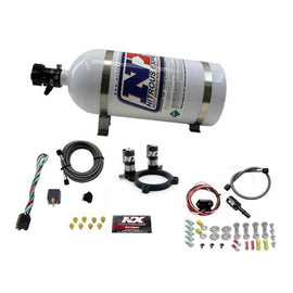 Nitrous Express - Nitrous Systems - Nitrous Express Ford 3.5L/3.7L V6 Nitrous Plate Kit w/10lb Bottle - Anything Coyote