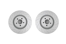 Load image into Gallery viewer, Pedders - Brake Rotors - Slot &amp; Drilled - Pedders 2015+ Ford Mustang GT S550 Rear Drilled &amp; Slotted Brake Rotors - Pair - Anything Coyote