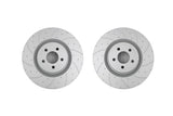 Pedders 2015+ Ford Mustang GT S550 Rear Drilled & Slotted Brake Rotors - Pair