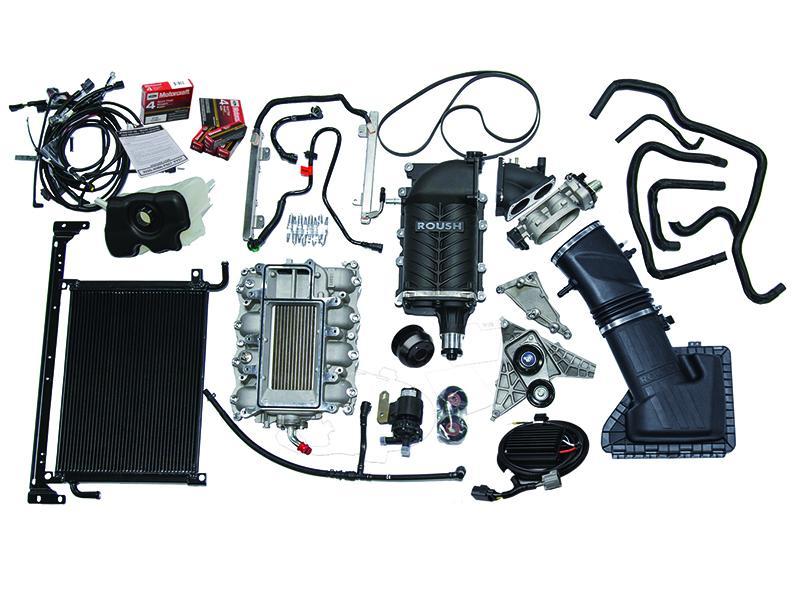 Roush - Superchargers - ROUSH 2015-2017 Ford Mustang 5.0L V8 600HP Phase 2 Calibrated Supercharger Kit - Anything Coyote