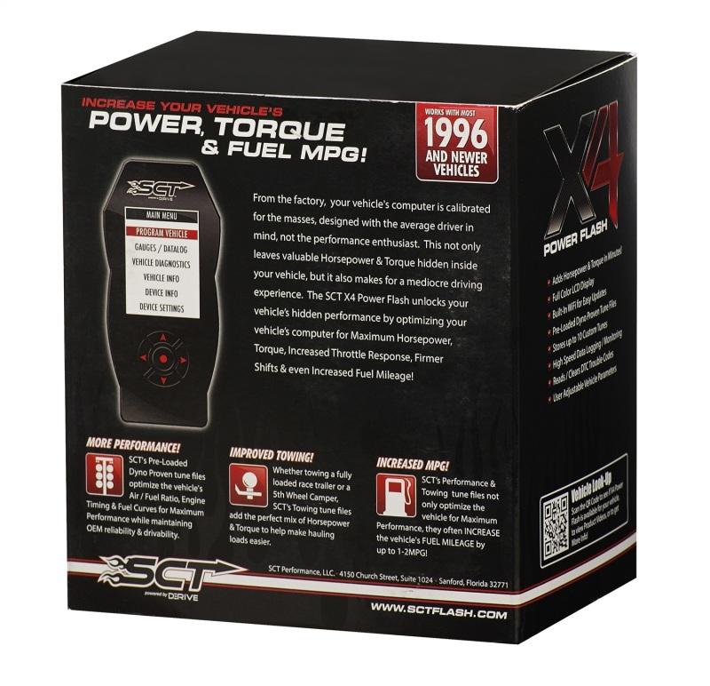 SCT Performance - Programmers & Tuners - SCT 96-21 Ford Mustang X4 Power Flash Programmer - Anything Coyote