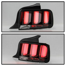 Load image into Gallery viewer, SPYDER - Tail Lights - Spyder 05-09 Ford Mustang (White Light Bar) LED Tail Lights - Black ALT-YD-FM05V3-LED-BK - Anything Coyote
