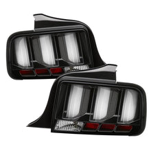 Load image into Gallery viewer, SPYDER - Tail Lights - Spyder 05-09 Ford Mustang (White Light Bar) LED Tail Lights - Black ALT-YD-FM05V3-LED-BK - Anything Coyote