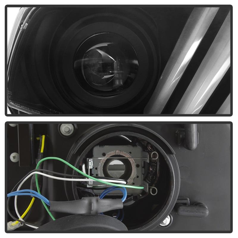 SPYDER - Headlights - Spyder 13-14 Ford Mustang (HID Only) Projector Headlights w/Turn Signals - Blk PRO-YD-FM13HID-BK - Anything Coyote