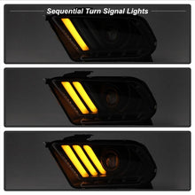 Load image into Gallery viewer, SPYDER - Headlights - Spyder 13-14 Ford Mustang (HID Only) Projector Headlights w/Turn Signals - Blk PRO-YD-FM13HID-BK - Anything Coyote