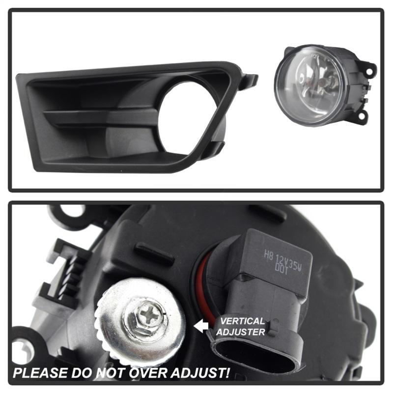SPYDER - Fog Lights - Spyder Ford Mustang 10-12 OEM Fog Light W/Universal Switch- Clear FL-FM2015-C - Anything Coyote