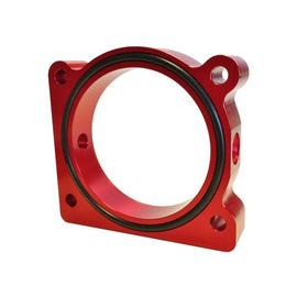 Torque Solution - Throttle Body Spacers - Torque Solution Throttle Body Spacer (Red) Ford F-150 3.5L Ecoboost / 3.7L V6 - Anything Coyote