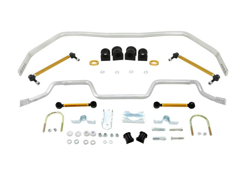 Whiteline - Sway Bars - Whiteline 05-14 Ford Mustang (Incl. GT) Front & Rear Sway Bar Kit - Anything Coyote
