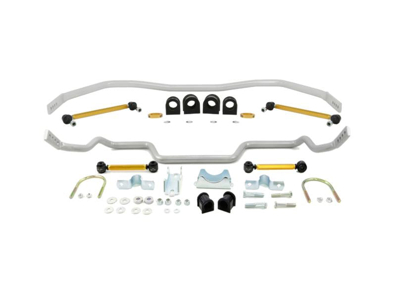 Whiteline - Sway Bars - Whiteline 05-14 Ford Mustang (Incl. GT) Front & Rear Sway Bar Kit - Anything Coyote