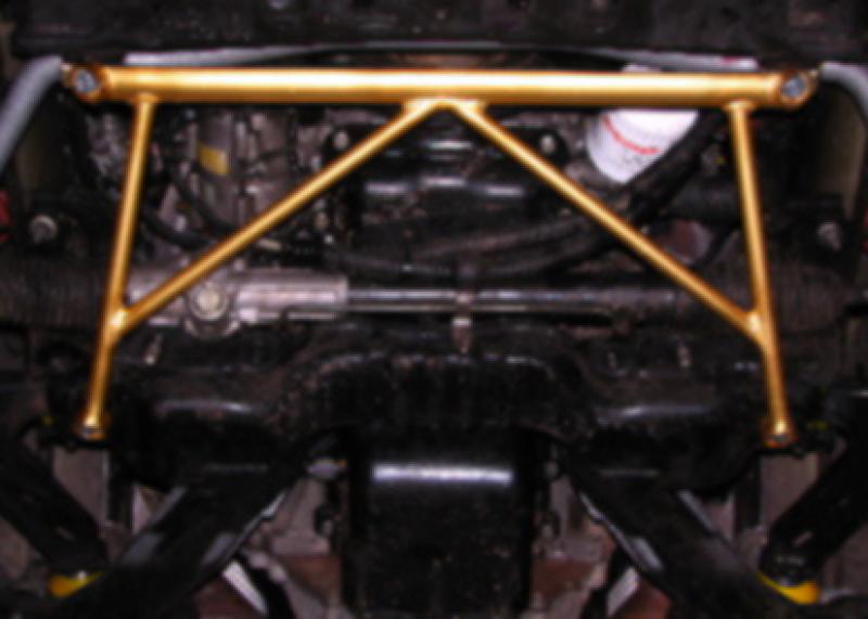 Whiteline - Strut Bars - Whiteline 05+ Ford Mustang 8cyl (Shelby GT / GT500) Front Lower Control Arm Brace to Swaybar - Anything Coyote