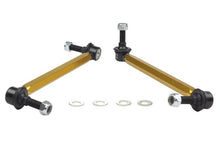 Load image into Gallery viewer, Whiteline - Sway Bar Endlinks - Whiteline 05+ Mustang Coupe 8cyl (Inc Shelby GT/ GT500) Front Swaybar Link Kit H/Duty Adj Steel Ball - Anything Coyote